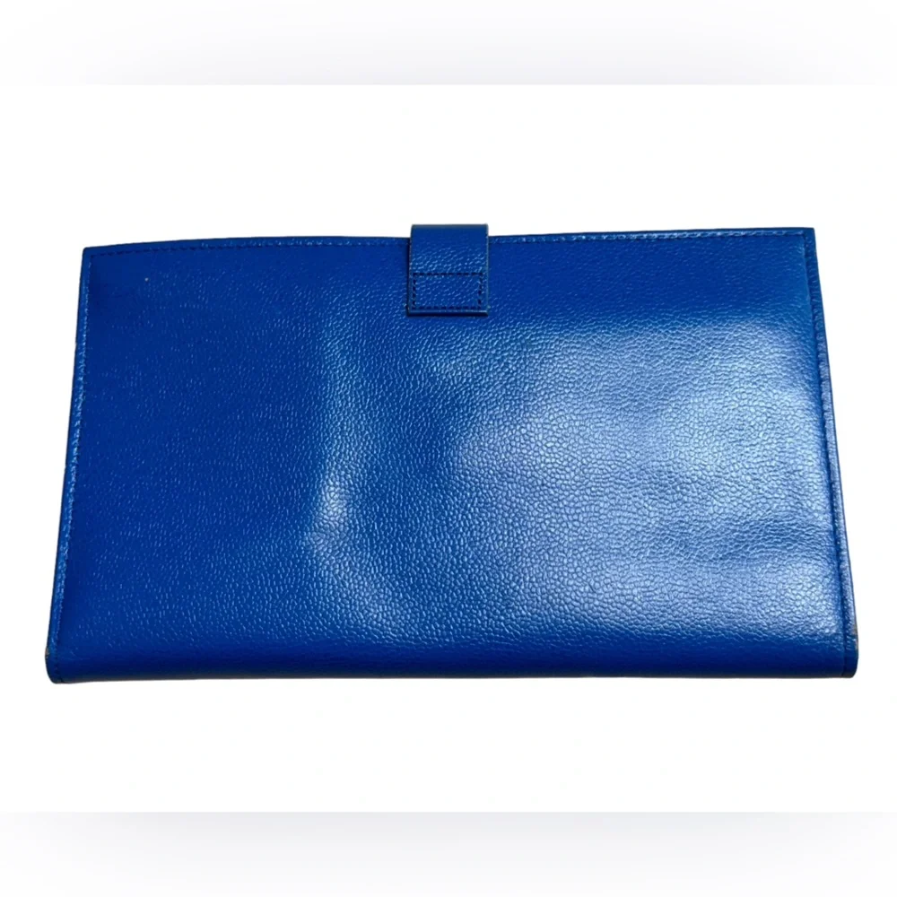 Vintage MELE Blue Women’s Cantata Cowhide Wallet MINTY RARE